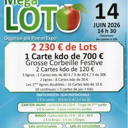 Méga loto Secondigny Pomm'Expo