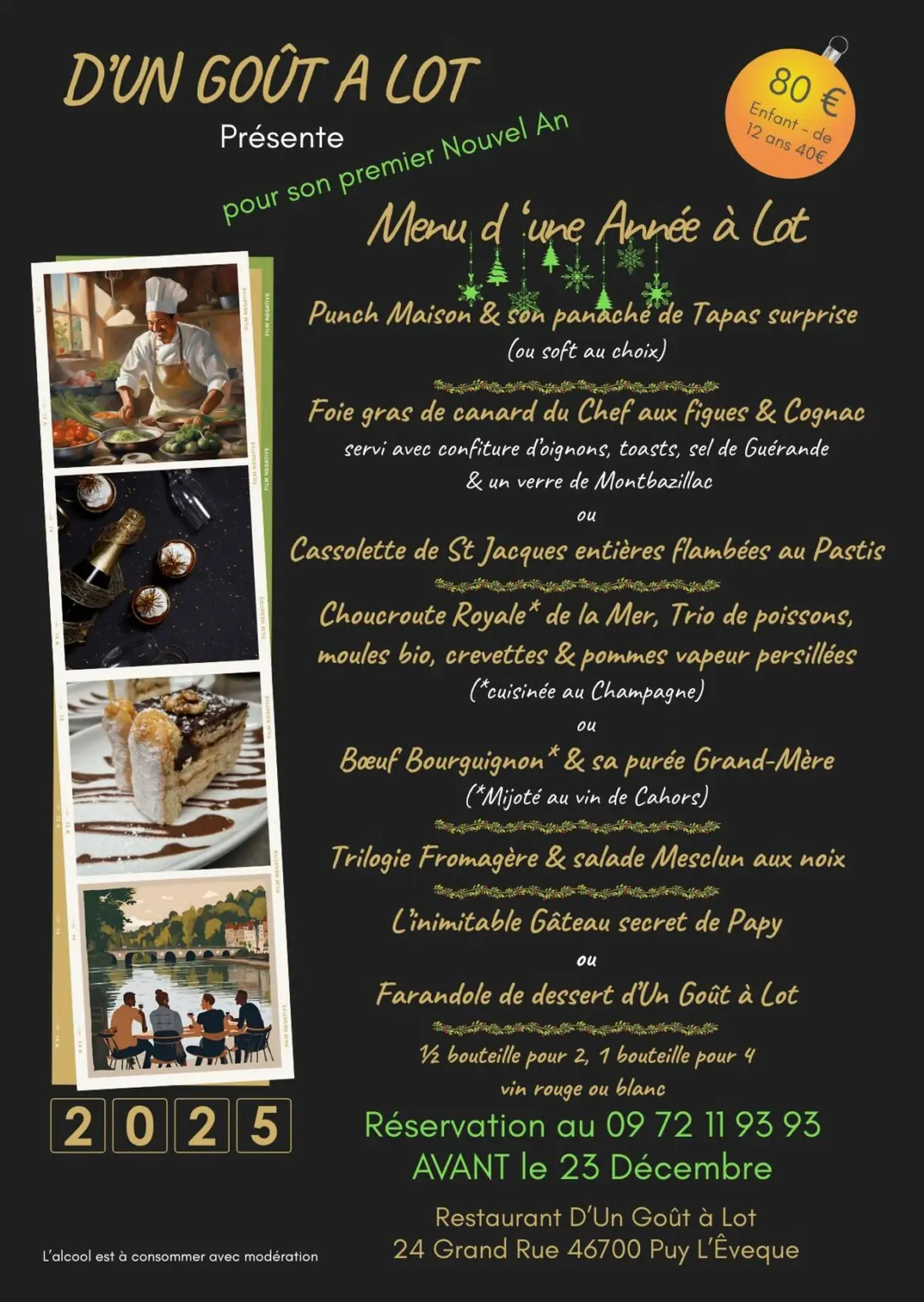 Menu D’Une Année à Lot