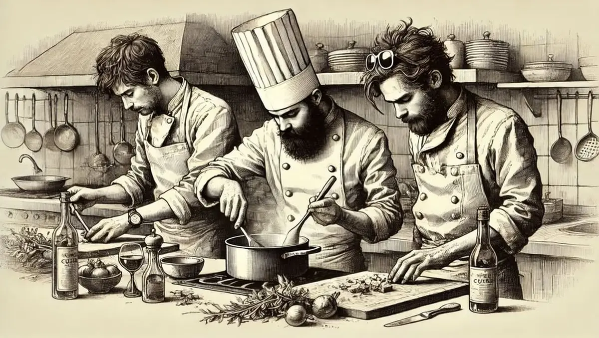 Menu de fête à emporter au restaurant L'Abstrait