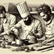 Menu de fête à emporter au restaurant L'Abstrait