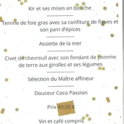 Menu de fêtes :  la Saint Sylvestre au Petit Bouchon