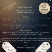 Menu de la Saint-Sylvestre au Cheval Blanc