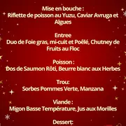Menu de la St Sylvestre