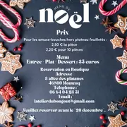 Menu de Noël à l'Atelier du Bon Goût