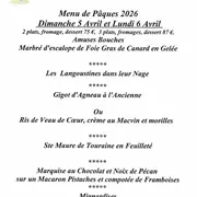 Menu de Pâques