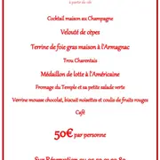 Menu du 1er janvier