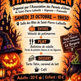 Menu Halloween