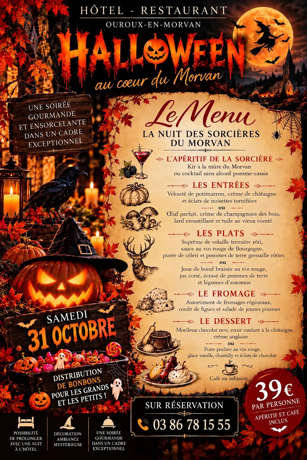 Menu La Nuit des sorcières du Morvan