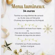 Menu lumineux à emporter