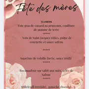 Menu spécial fête des mères à La Bergerie