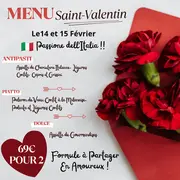 Menu St Valentin