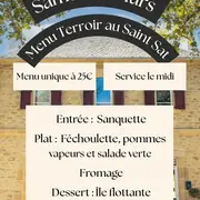 Menu terroir au Saint Sat