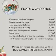 Menus de fêtes à emporter du Don Camillo