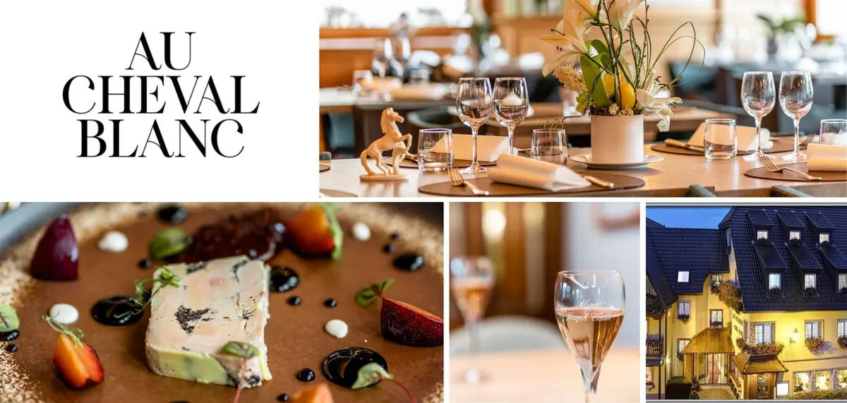Au Cheval Blanc à Baldersheim, près de Mulhouse