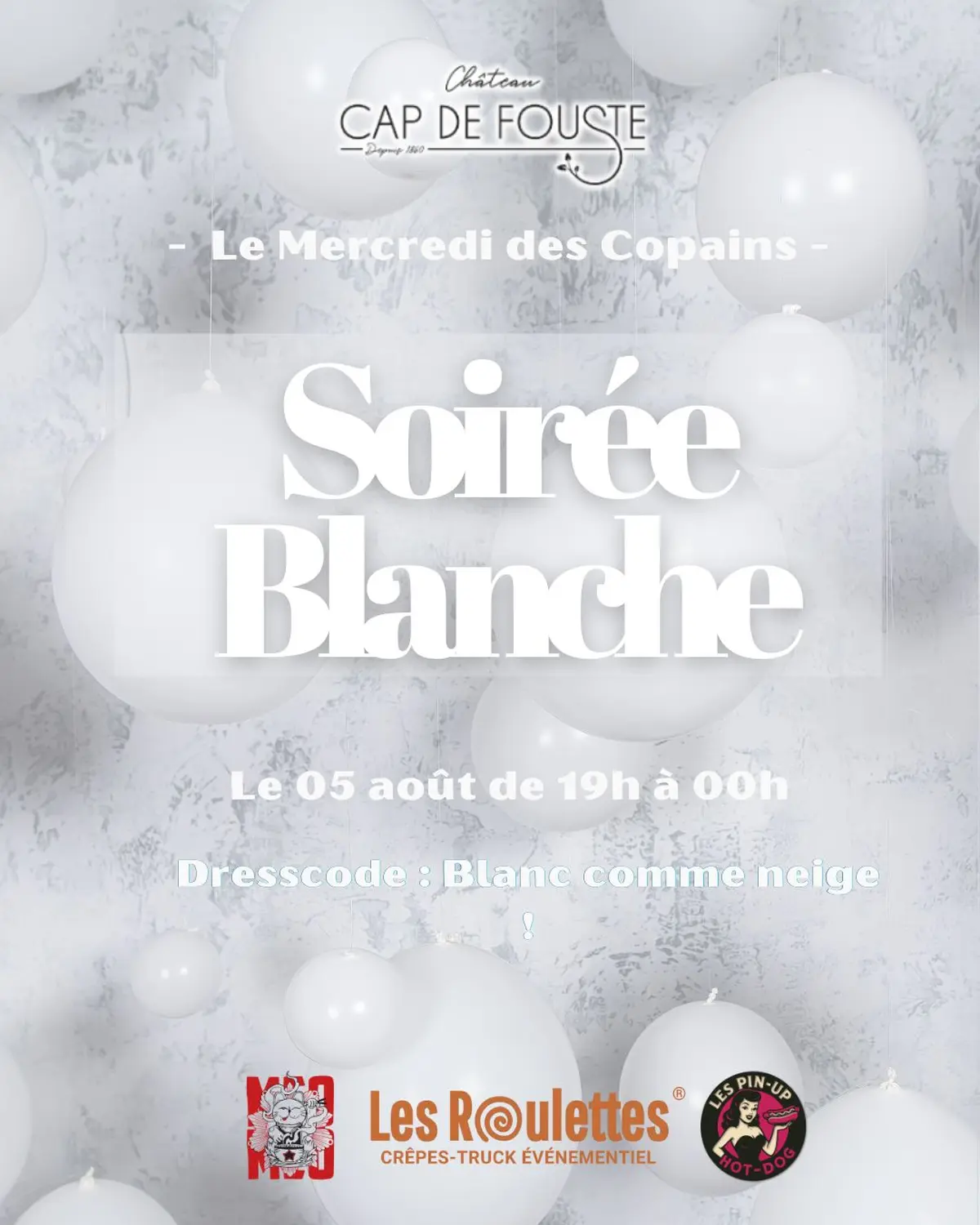 Mercredi Des Copains - Soirée Blanche Au Cap De Fouste