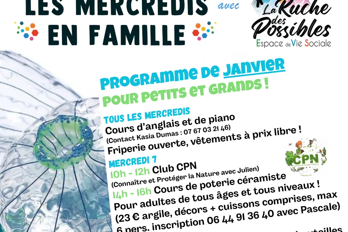 Mercredi en famille : Atelier « animaux des mers »