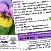 Mercredi en famille : Atelier création de maquettes de bâtiments & Atelier poterie