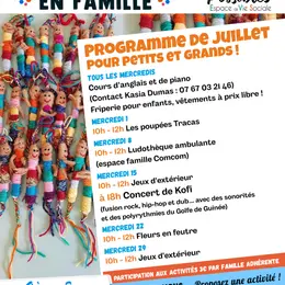 Mercredi en famille : Jeux d'extérieur