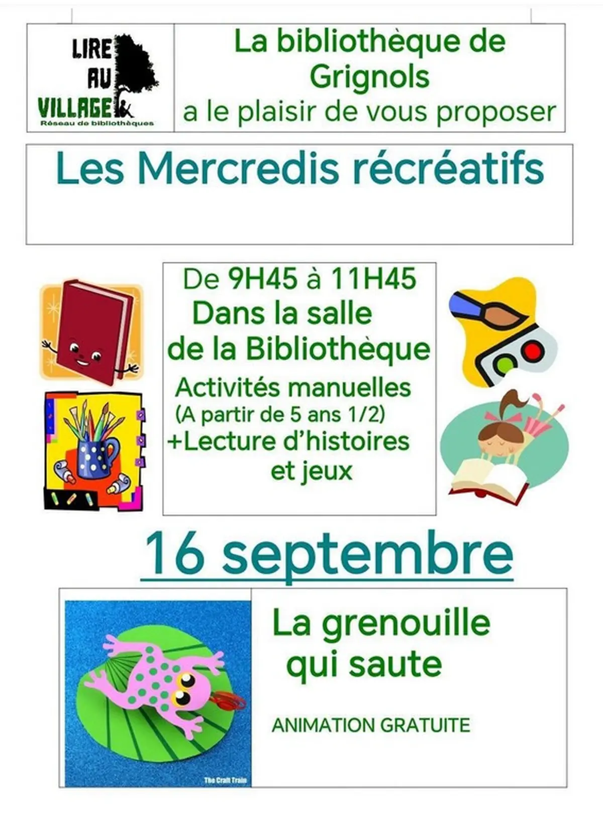Mercredi récréatifs