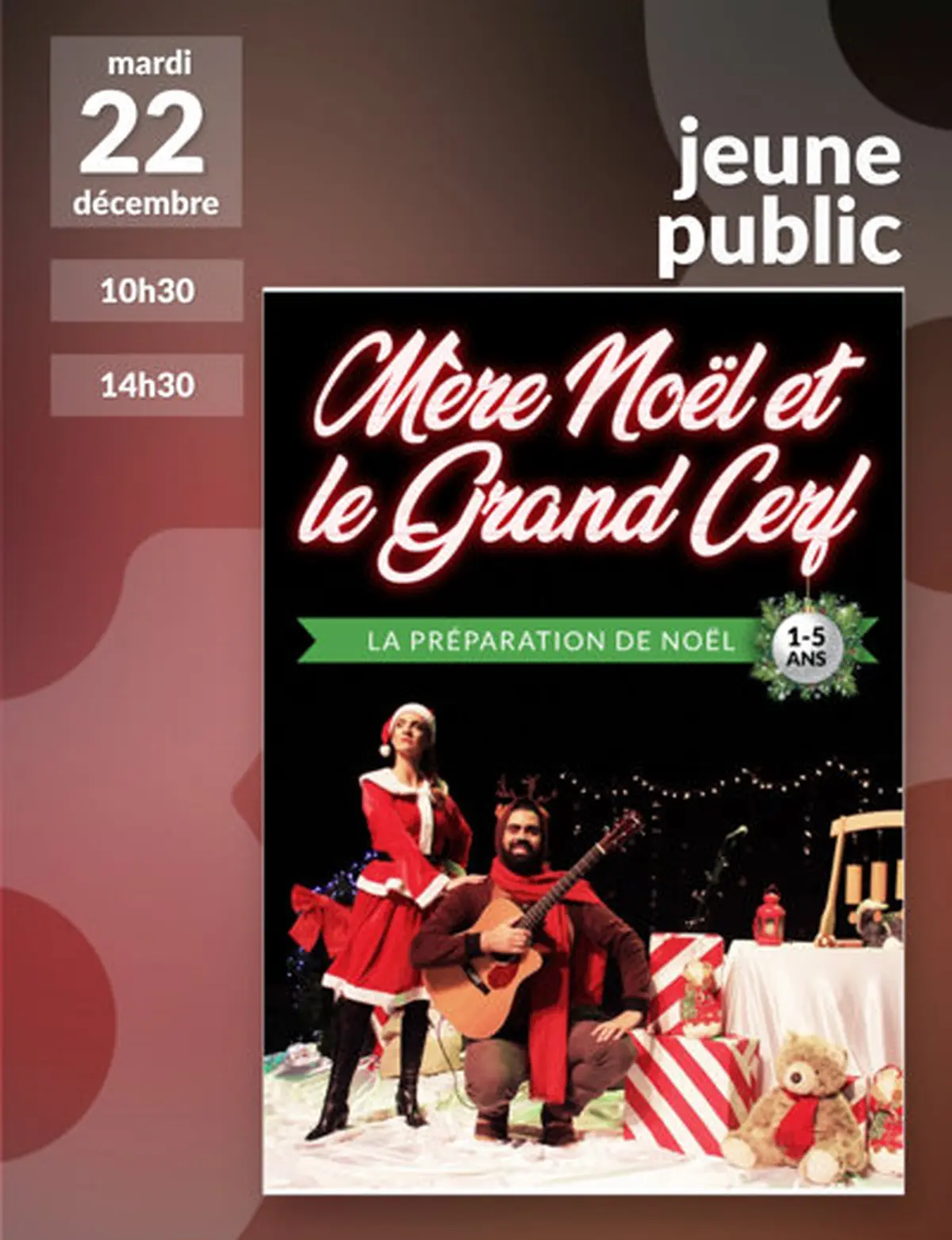 Mère Noël et le grand cerf