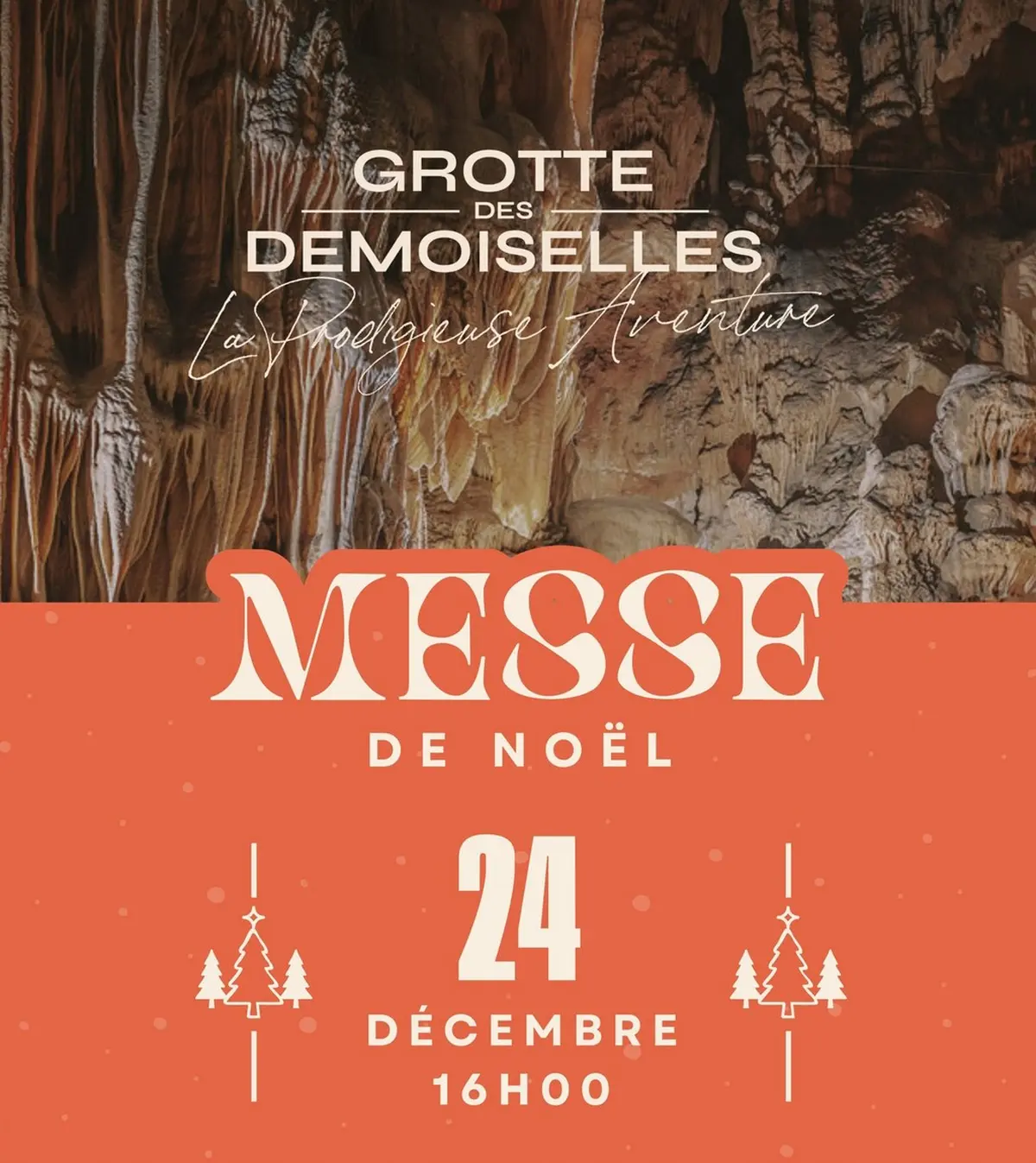 Messe De Noël Au Coeur De La Grotte Des Demoiselles