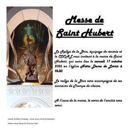 Messe de Saint Hubert