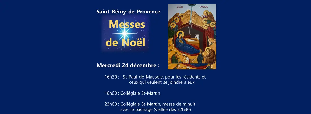 Messes de Noël à Saint-Rémy-de-Provence