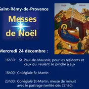 Messes de Noël à Saint-Rémy-de-Provence