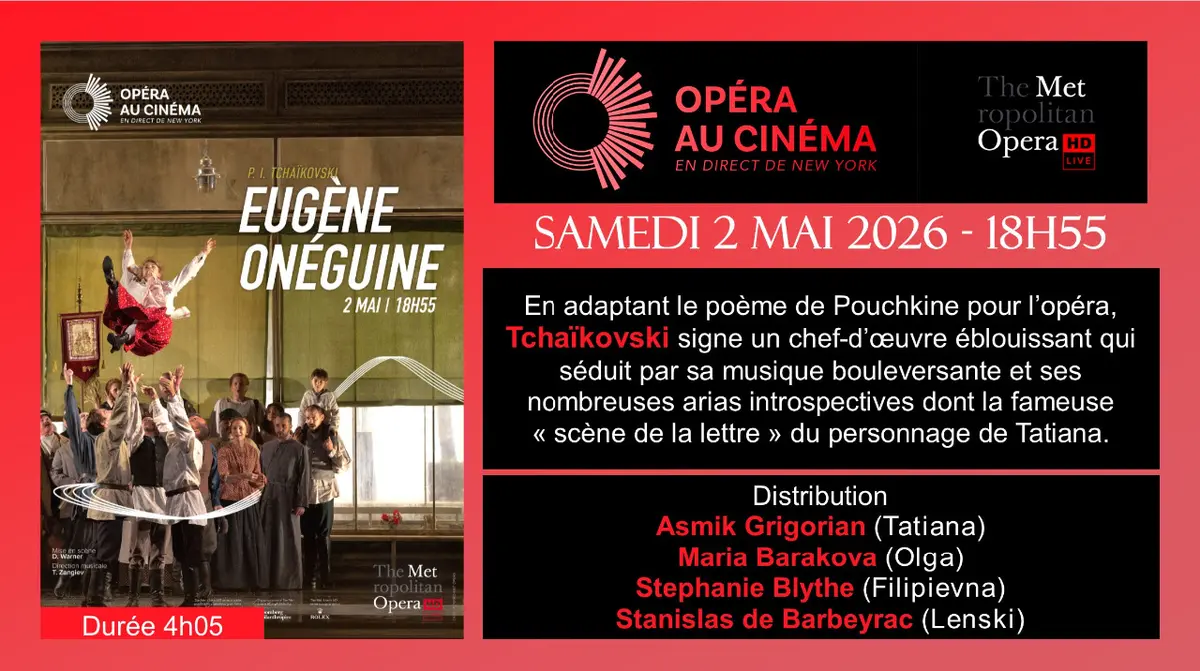 Met Opera au Cinéma Lumière à Nogent-sur-Seine