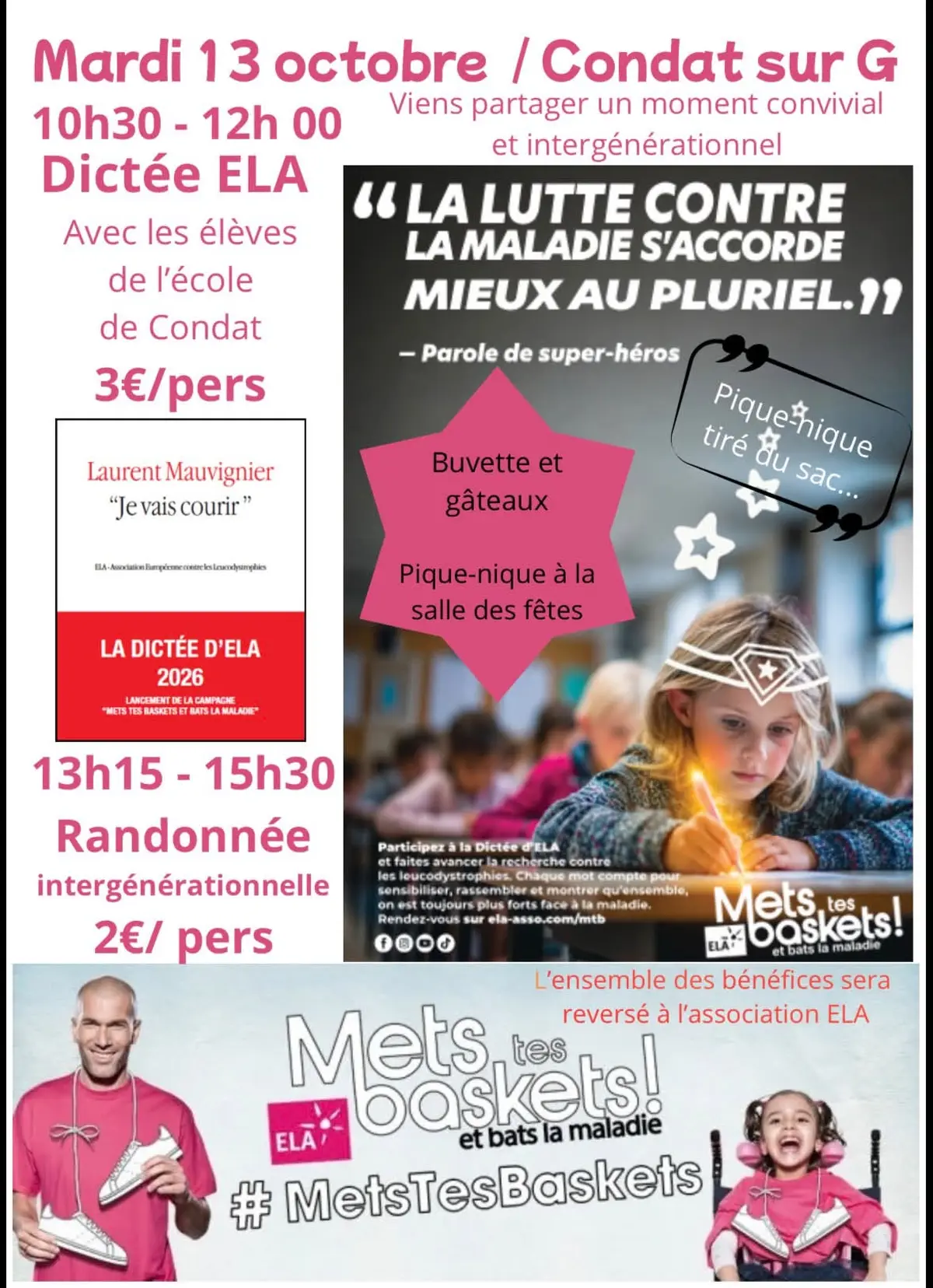 Mets tes baskets et bats la maladie