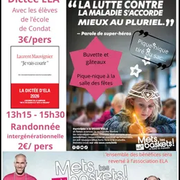 Mets tes baskets et bats la maladie