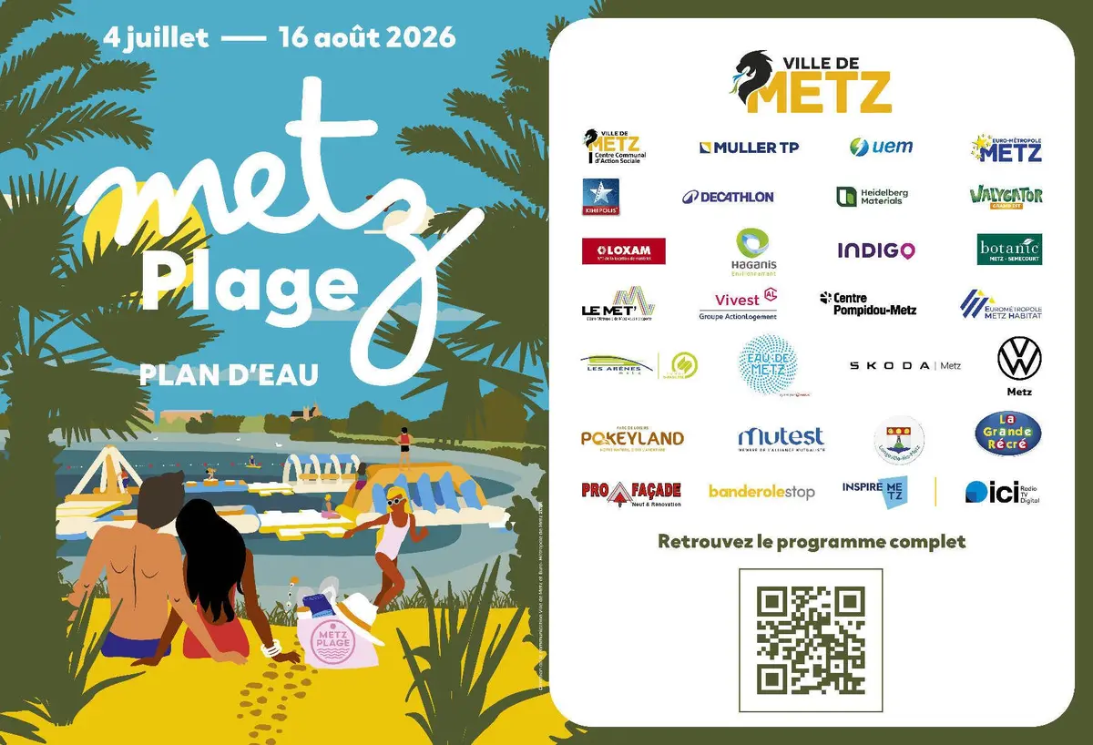 Metz Plage : programme 2026