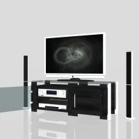 Télévision, chaîne HiFi et home cinema... des équipements modernes, beaux et pratiques&nbsp;! &copy; Patrick Hermans - fotolia.com