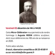 Micro-célébration Auguste Rodin