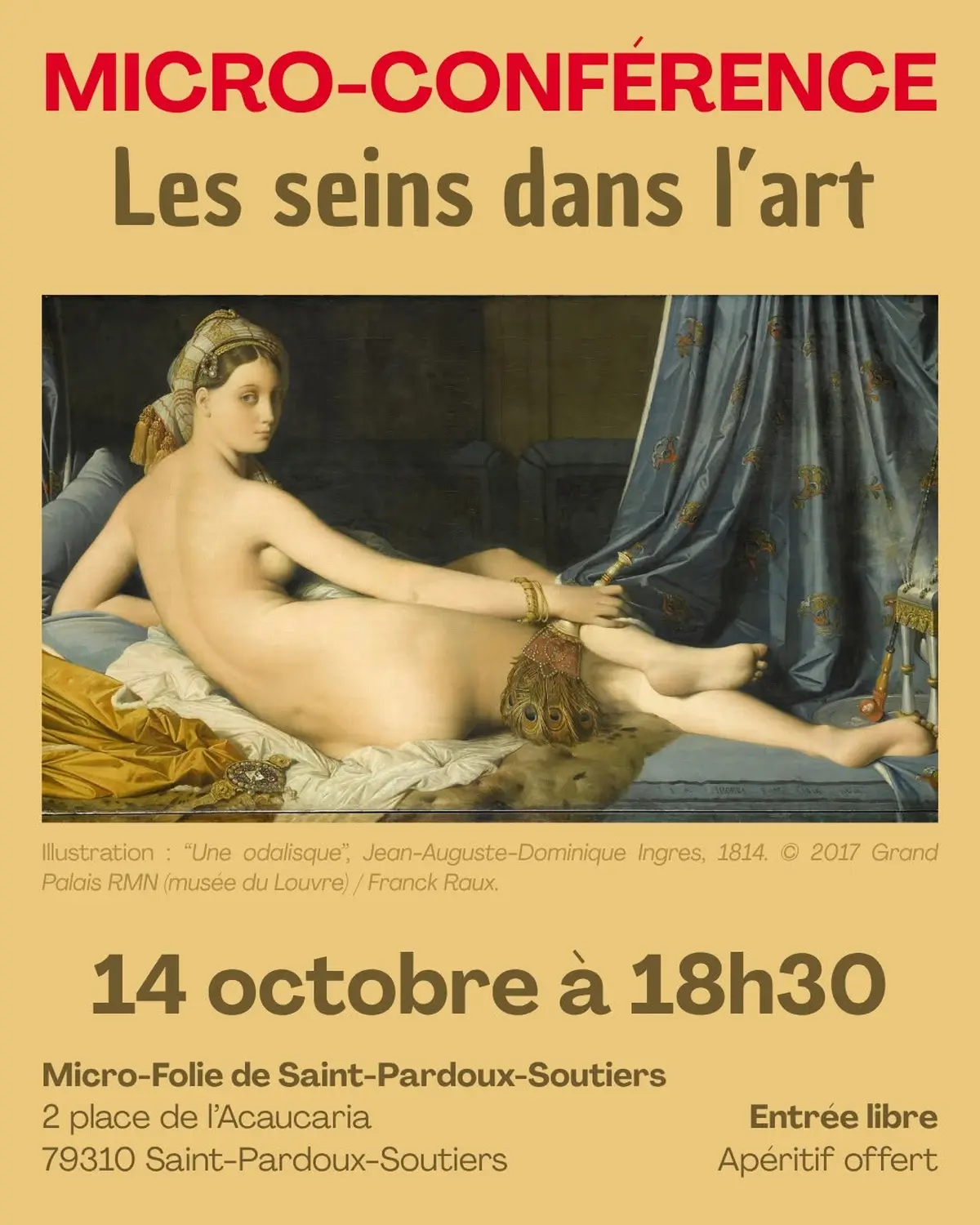 Micro-conférence : les seins dans l'art
