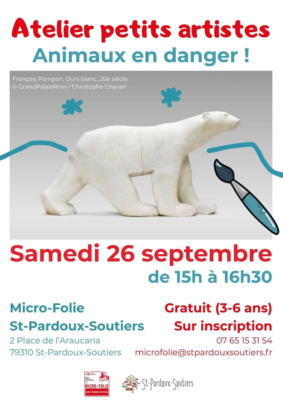 Micro-Folie : Atelier petits artistes Animaux en danger