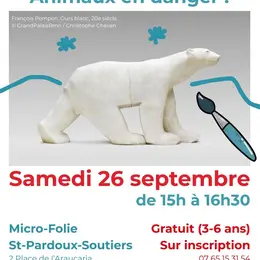 Micro-Folie : Atelier petits artistes Animaux en danger