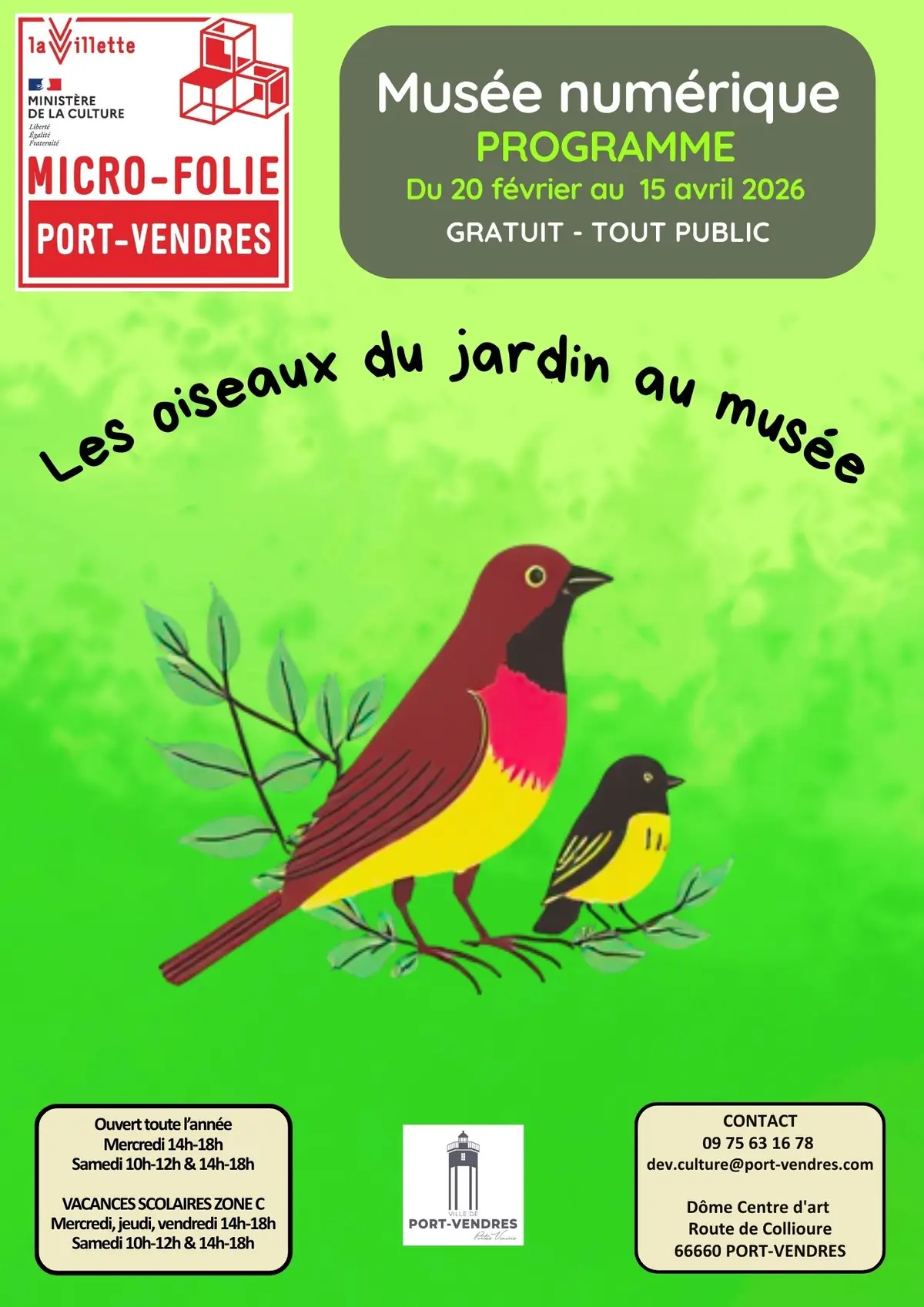 Micro-Folie Collection D'Oeuvres D'Art : L'Oiseau Dans L'Art