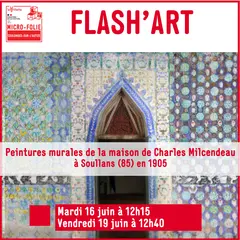 MICRO-FOLIE / Flash'art Peintures murales de la maison de Charles Milcendeau