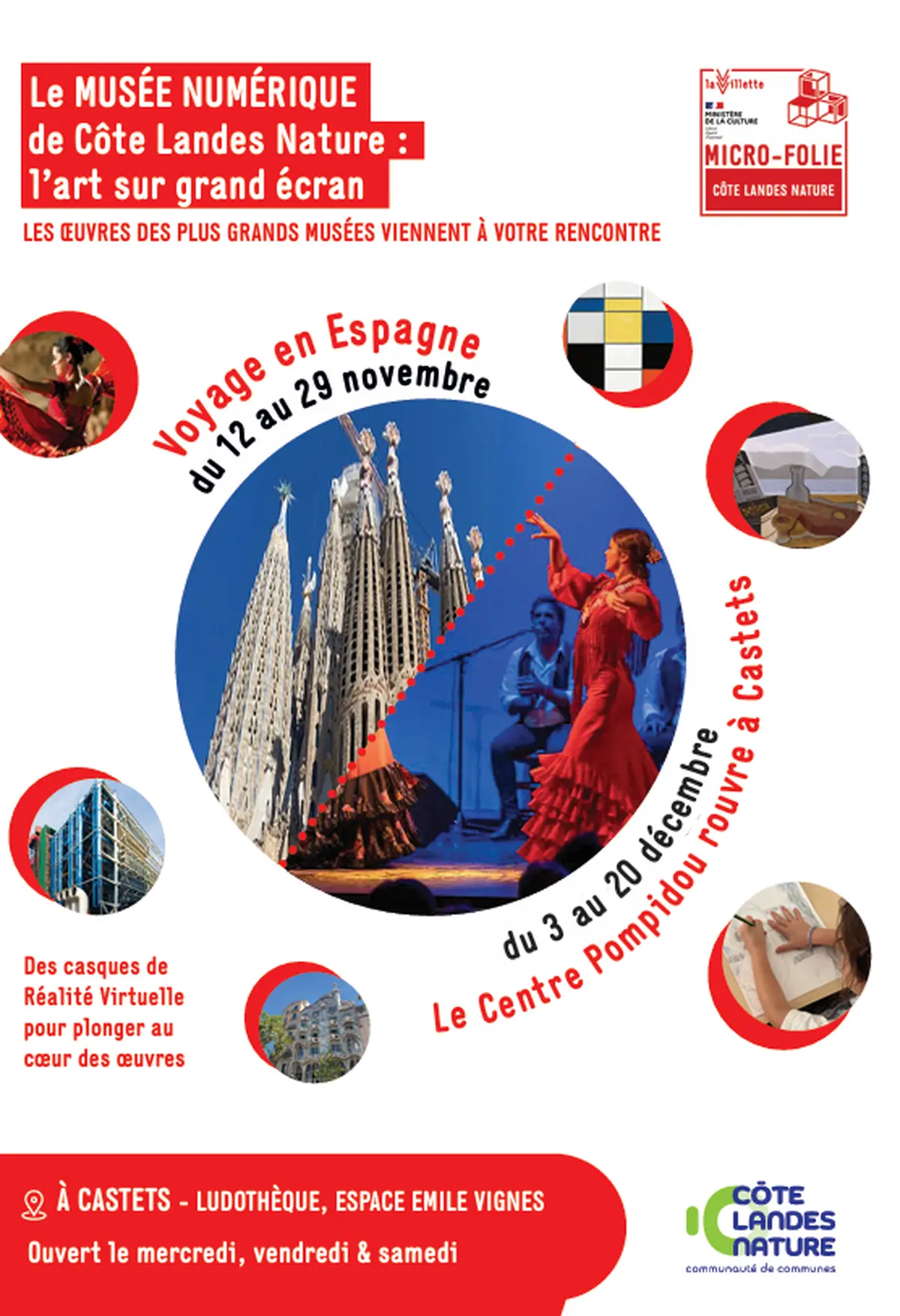 Micro-Folie Le centre Pompidou rouvre à Castets