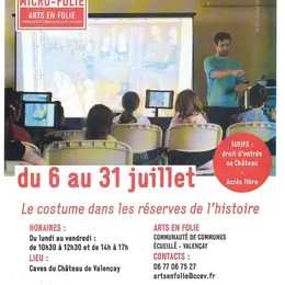 Micro-folie : le costume dans les réserves de l'histoire