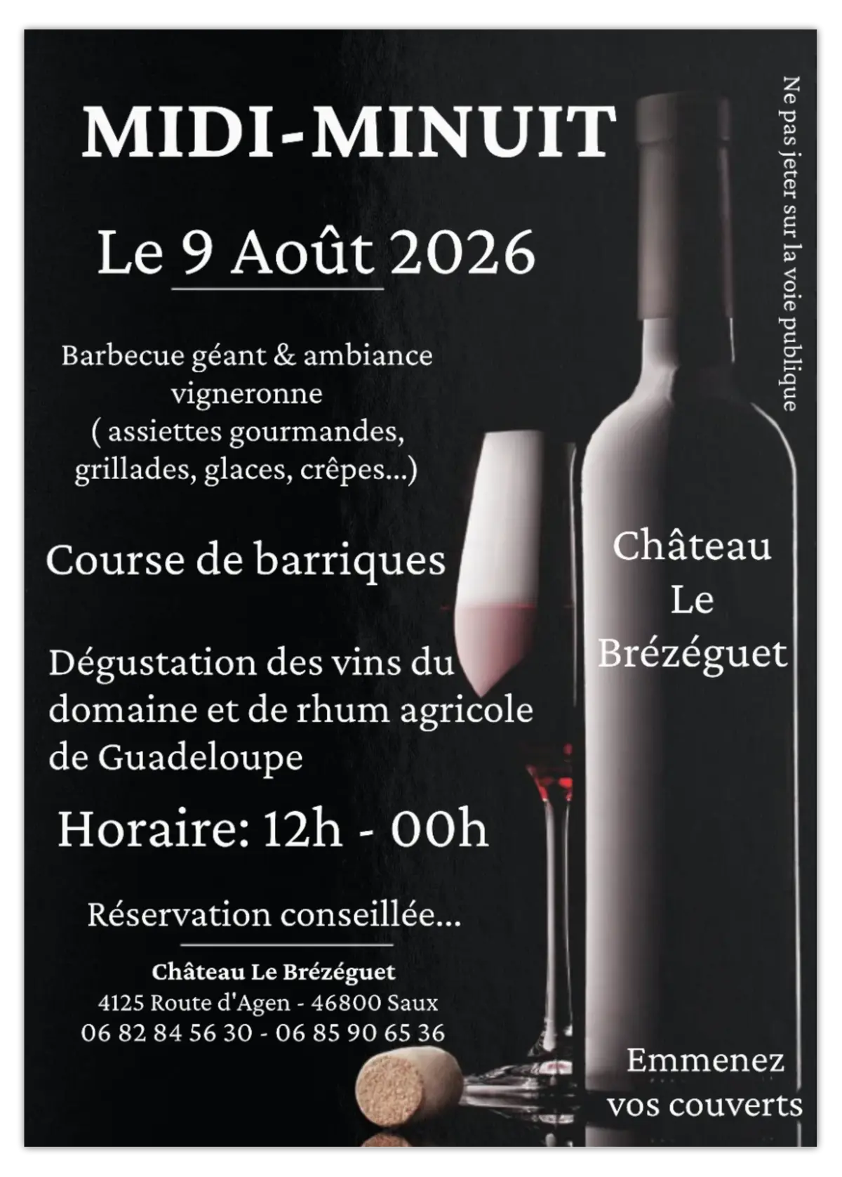 Midi-minuit au Château Le Brézéguet