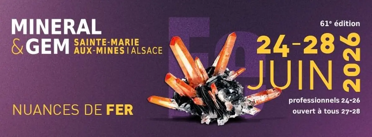 Mineral & Gem à Sainte-Marie-aux-Mines en 2026 - salon des minéraux