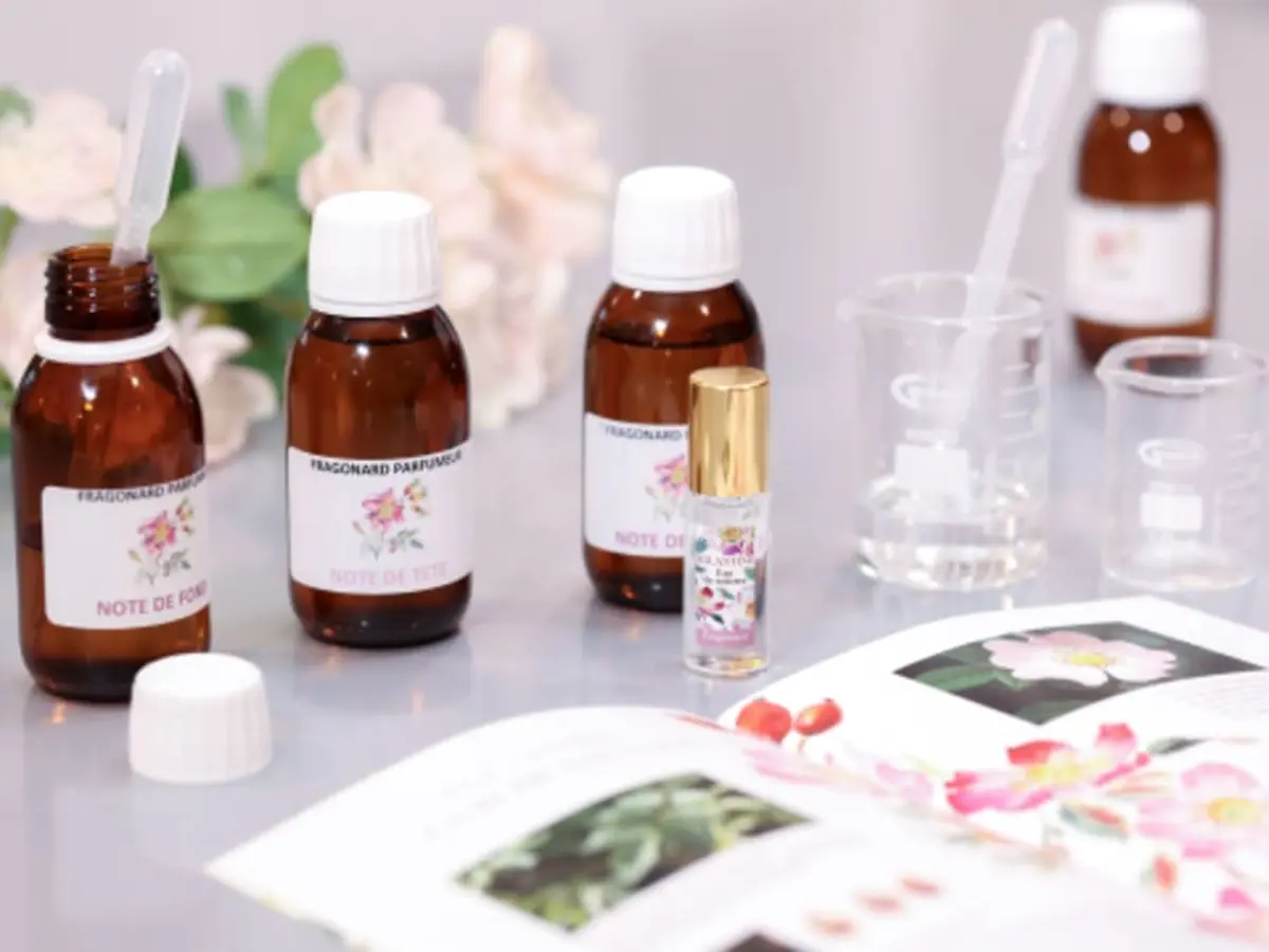 Mini atelier de création de parfum en anglais à Paris