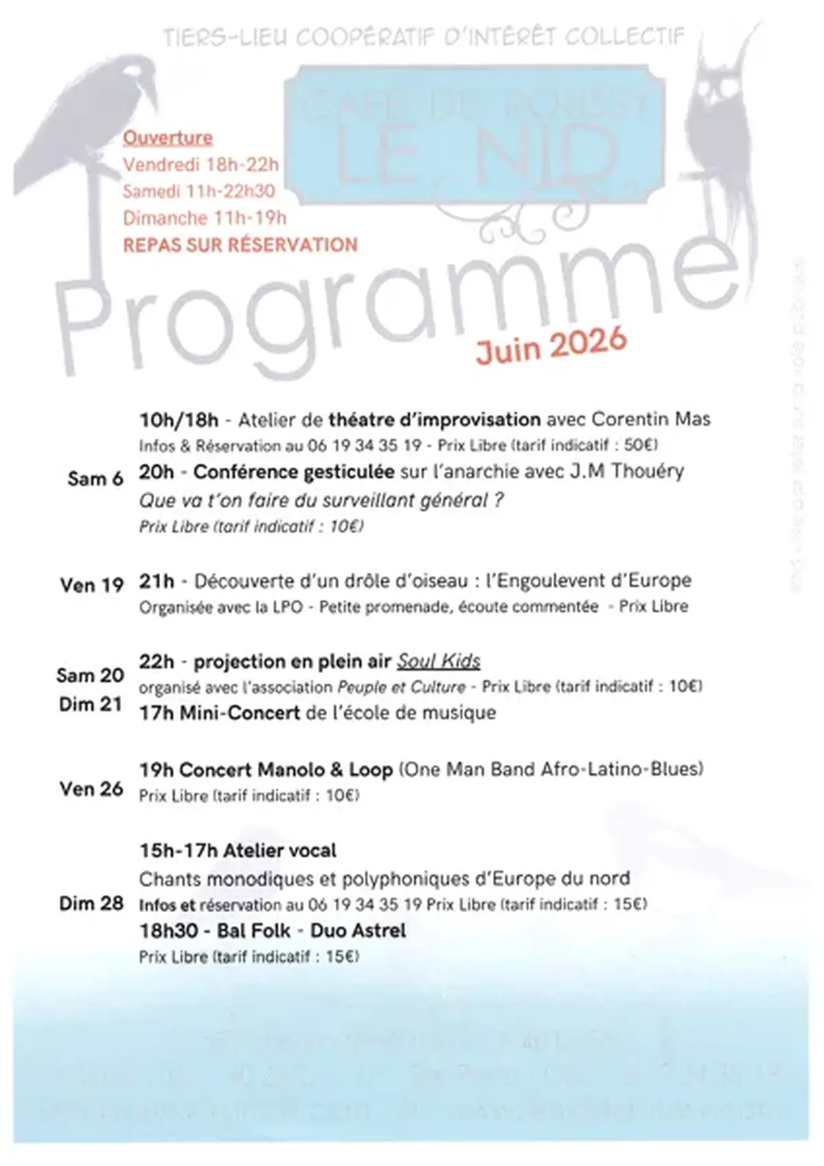 Mini concert de l'école de musique