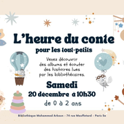 Mini heure du conte pour les tout-petits