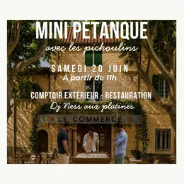 Mini pétanque et ambiance DJ