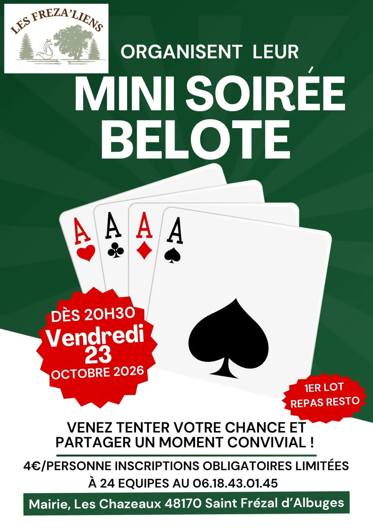 Mini Soirée Belote
