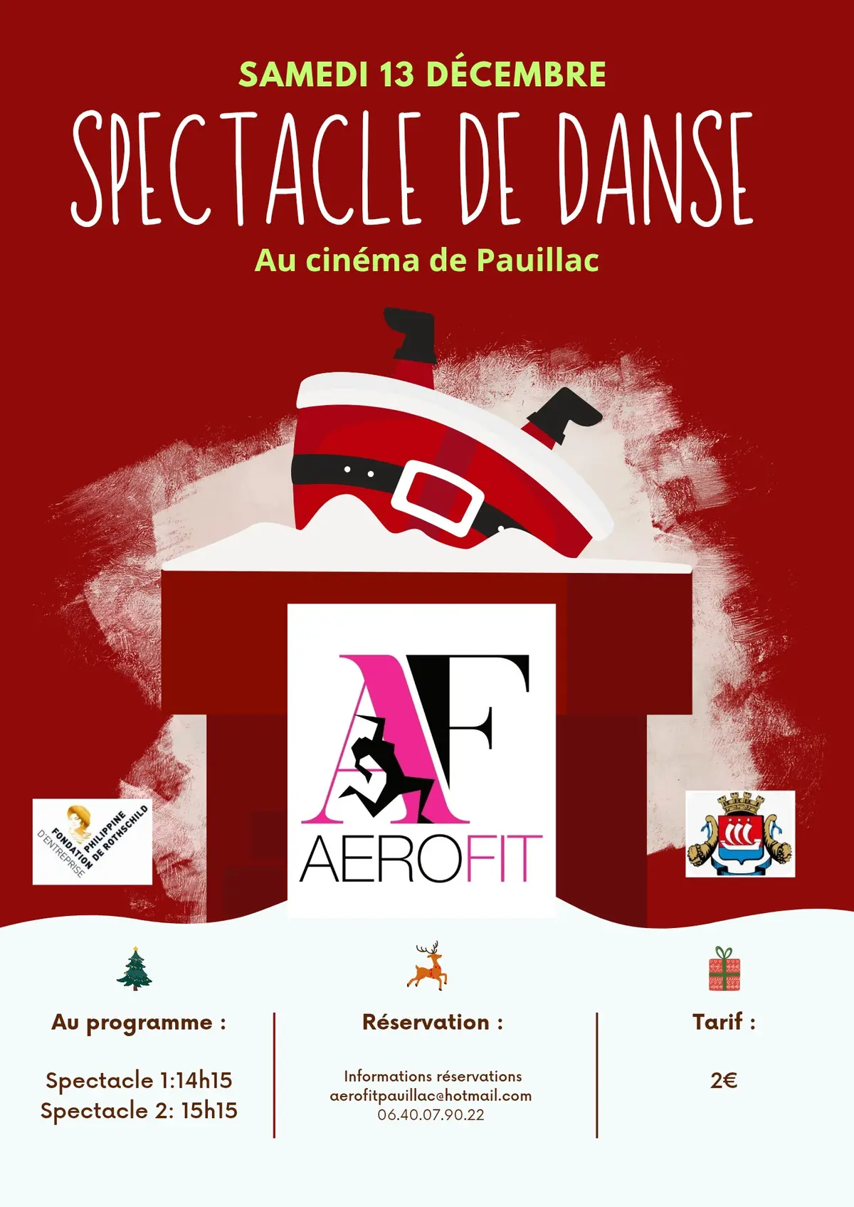 Mini spectacle de danse Noël d'Aérofit