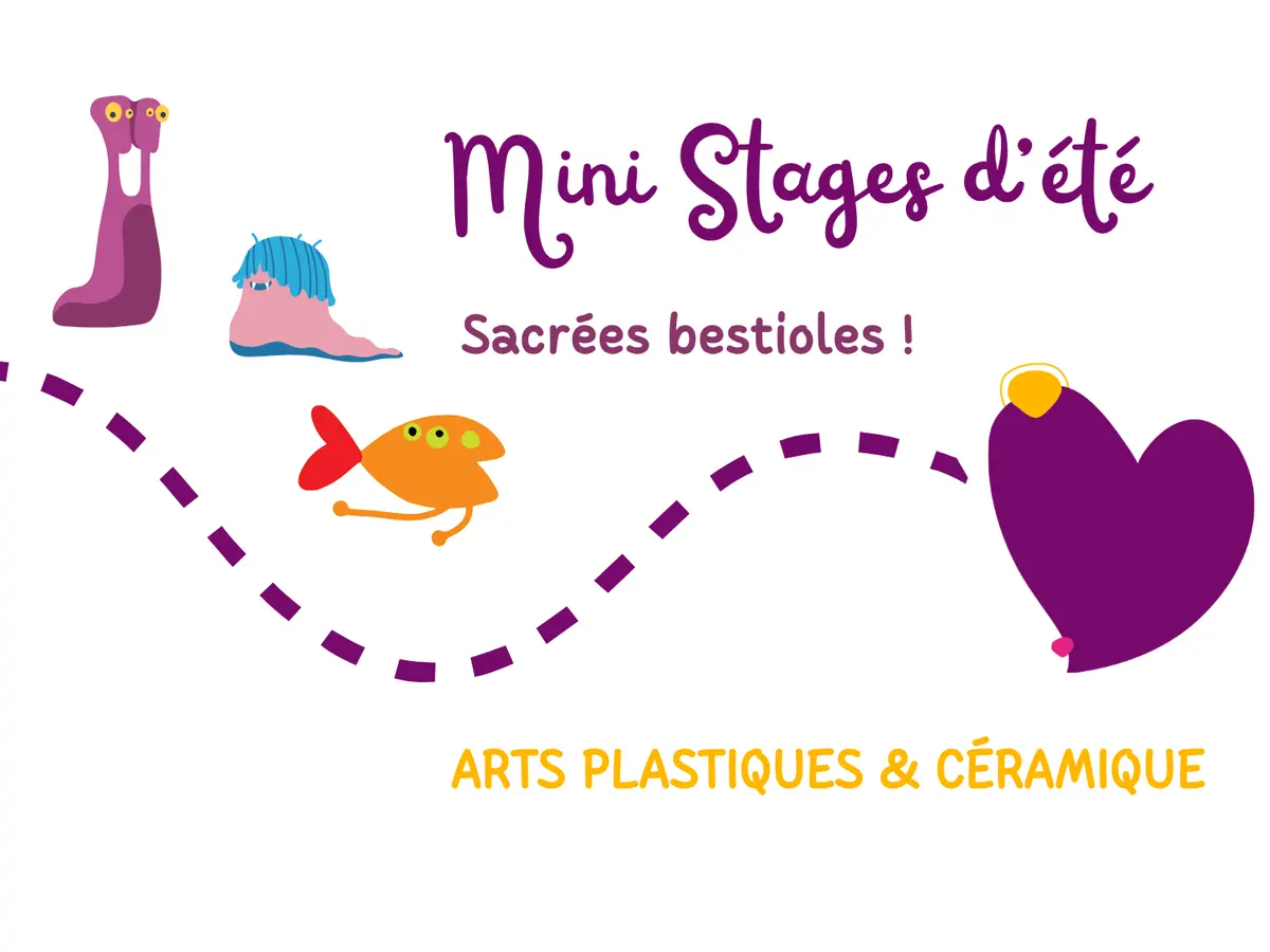 Mini stage d'été sacrées bestioles arts plastiques & céramique